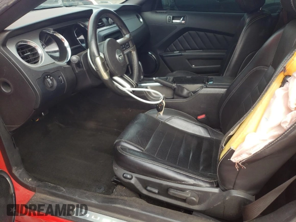 2014 Ford Mustang V6 with VIN 1ZVBP8AM9E5264443, listed as a Copart auction lot 51792565 with 130,984 mi miles and Salvage Title. Bid and sale history available at carsss.com. Image 7.