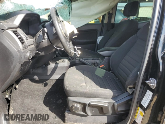 2021 Ford Ranger XL with VIN 1FTER4FH9MLD85658, listed as a Copart auction lot 49224335 with 52,218 mi miles and Salvage Title. Bid and sale history available at DreamBid. Image 7.