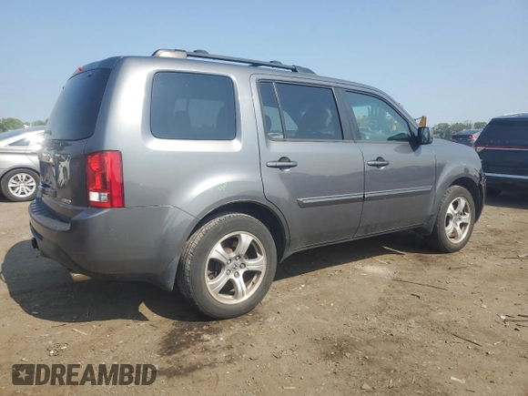 2012 Honda Pilot EX-L with VIN 5FNYF4H66CB084493, listed as a Copart auction lot 59683655 with 112,477 mi miles and Salvage title. Bid and sale history available at DreamBid. Image 3.