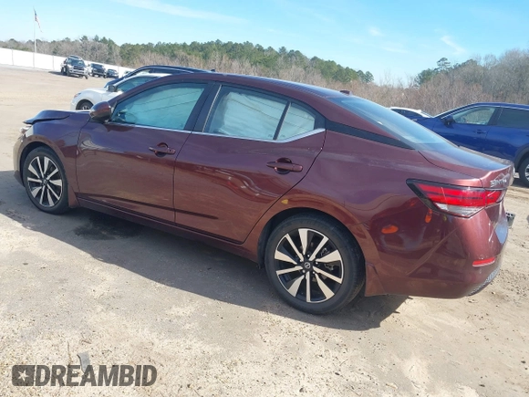 2022 Nissan Sentra SV z VIN 3N1AB8CV5NY221159, wystawiony jako IAAI lot #41322470 z przebiegiem 27 098 mil mil oraz . Historia ofert i sprzedaży dostępna na DreamBid. Obrazek 3.