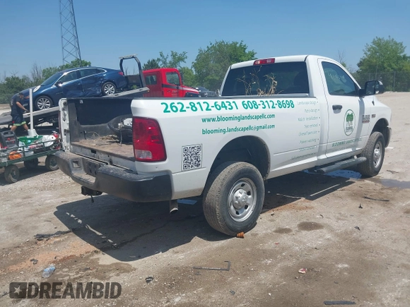 2018 Ram 2500 Tradesman with VIN 3C6LR5AT1JG142094, listed as a IAAI auction lot 42524458 with 201,706 mi miles and . Bid and sale history available at DreamBid. Image 4.