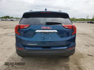 2021 GMC Terrain SLE z VIN 3GKALMEV7ML382158, wystawiony jako Copart lot #55487985 z przebiegiem 55 009 mil mil oraz Szkoda całkowita • Salvage title. Historia ofert i sprzedaży dostępna na DreamBid. Obrazek 6.