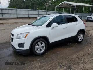 2016 Chevrolet Trax LT z VIN KL7CJLSB7GB540080, wystawiony jako Copart lot #55116305 z przebiegiem 42 811 mil mil oraz Szkoda całkowita • Salvage title. Historia ofert i sprzedaży dostępna na DreamBid. Obrazek 1.