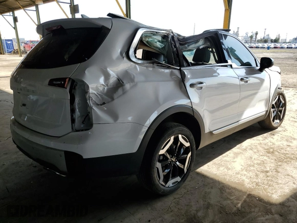 2024 Kia Telluride S z VIN 5XYP64GC6RG430191, wystawiony jako Copart lot #52341325 z przebiegiem 23 641 mil mil oraz Szkoda całkowita • Salvage title. Historia ofert i sprzedaży dostępna na DreamBid. Obrazek 3.