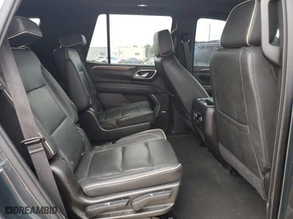 2021 Chevrolet Tahoe Premier with VIN 1GNSKSKDXMR259795, listed as a Copart auction lot 43608725 with 92,897 mi miles and Salvage Title. Bid and sale history available at carsss.com. Image 11.