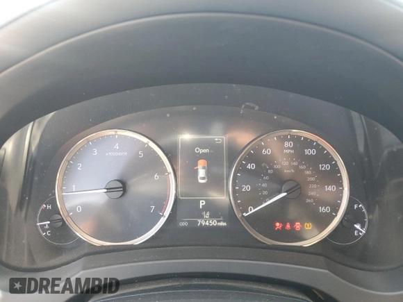 2018 Lexus IS 300 with VIN JTHBA1D21J5074893, listed as a Copart auction lot 55873525 with 79,450 mi miles and Salvage title. Bid and sale history available at DreamBid. Image 9.