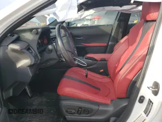 2021 Lexus UX with VIN JTHR9JBH2M2049747, listed as a Copart auction lot 43319555 with 22,606 mi miles and Salvage Title. Bid and sale history available at carsss.com. Image 7.