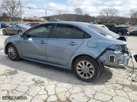 2022 Toyota Corolla LE with VIN JTDHPMAE5NJ206061, listed as a Copart auction lot 45222325 with 154,674 mi miles and Salvage Title. Bid and sale history available at carsss.com. Image 2.