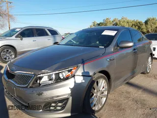 2014 Kia Optima SXL Turbo with VIN 5XXGR4A60EG351334, listed as a IAAI auction lot 41513606 with 174,382 mi miles and . Bid and sale history available at DreamBid. Image 6.