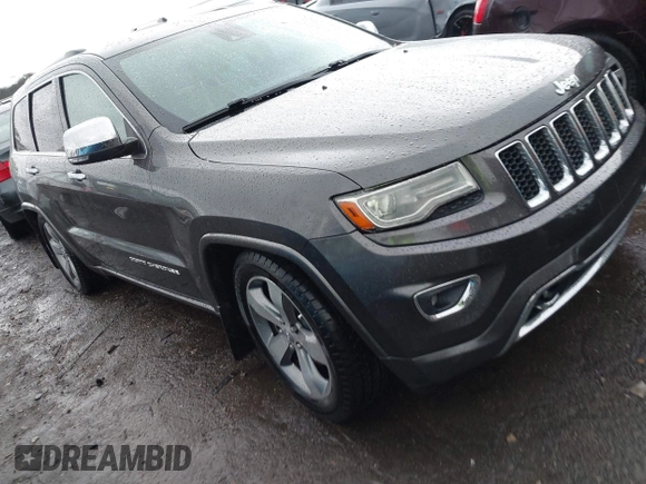 2014 Jeep Grand Cherokee Overland with VIN 1C4RJFCT2EC146239, listed as a IAAI auction lot 41368514 with 164,239 mi miles. Bid and sale history available at carsss.com. Image 1.