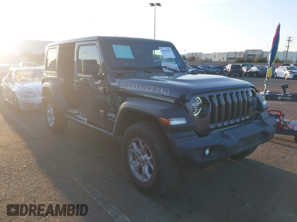 2021 Jeep Wrangler Unlimited Sport S z VIN 1C4HJXDG7MW583315, wystawiony jako IAAI lot #41827899 z przebiegiem 25 264 mil mil oraz . Historia ofert i sprzedaży dostępna na DreamBid. Obrazek 14.