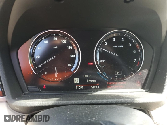 2022 BMW X1 xDrive28i z VIN WBXJG9C0XN5V40453, wystawiony jako Copart lot #56698705 z przebiegiem 31 091 mil mil oraz Szkoda całkowita • Salvage title. Historia ofert i sprzedaży dostępna na DreamBid. Obrazek 9.