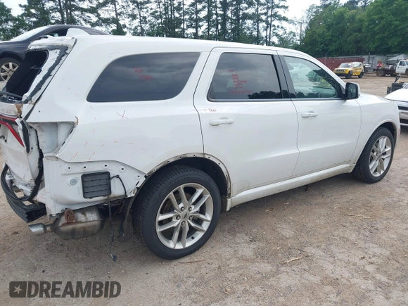 2022 Dodge Durango GT Plus with VIN 1C4RDHDGXNC103143, listed as a IAAI auction lot 42290646 with 109,130 mi miles and . Bid and sale history available at DreamBid. Image 4.
