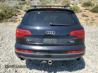 2015 Audi Q7 Premium Plus with VIN WA1LGAFE9FD012371, listed as a Copart auction lot 59772625 with 105,212 mi miles and Salvage title. Bid and sale history available at DreamBid. Image 6.
