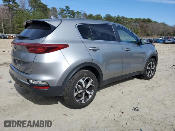 2020 Kia Sportage LX with VIN KNDPM3AC1L7644437, listed as a Copart auction lot 49708905 with 96,928 mi miles and Salvage Title. Bid and sale history available at DreamBid. Image 3.