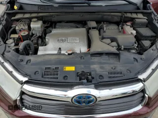 2016 Toyota Highlander Hybrid Limited with VIN 5TDDCRFH5GS014218, listed as a Copart auction lot 71831924 with 128,058 mi miles and Salvage Title. Bid and sale history available at carsss.com. Image 12.