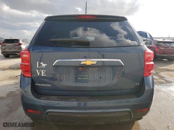 2017 Chevrolet Equinox LT with VIN 2GNALCEK0H6217243, listed as a Copart auction lot 47448685 with 0 mi miles and Salvage Title. Bid and sale history available at carsss.com. Image 6.