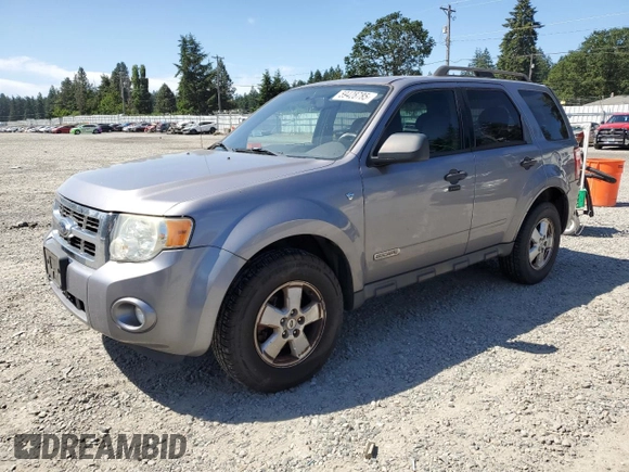 2008 Ford Escape XLT with VIN 1FMCU93178KD13844, listed as a Copart auction lot 59428785 with 257,847 mi miles and Salvage title. Bid and sale history available at DreamBid. Image 1.