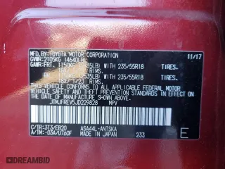 2018 Toyota RAV4 SE with VIN JTMJFREV5JD229828, listed as a Copart auction lot 88342905 with 72,119 mi miles and Salvage Title. Bid and sale history available at carsss.com. Image 12.