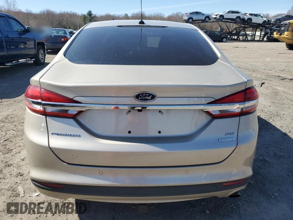 2017 Ford Fusion SE with VIN 3FA6P0HD7HR126404, listed as a Copart auction lot 52967255 with 46,358 mi miles and Salvage Title. Bid and sale history available at carsss.com. Image 6.