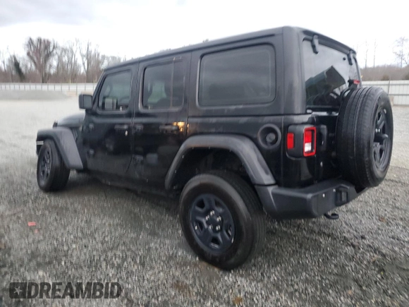 2023 Jeep Wrangler Sport S with VIN 1C4HJXDG0PW626672, listed as a Copart auction lot 47358915 with 19,089 mi miles and Salvage Title. Bid and sale history available at DreamBid. Image 2.