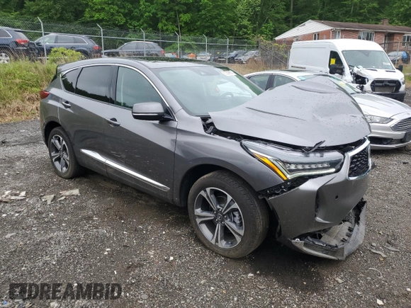 2022 Acura RDX Advance with VIN 5J8TC2H7XNL013573, listed as a Copart auction lot 55359905 with 49,229 mi miles and Salvage title. Bid and sale history available at DreamBid. Image 4.