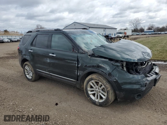 2013 Ford Explorer XLT with VIN 1FM5K7D90DGA01529, listed as a Copart auction lot 50416475 with 110,760 mi miles and Salvage Title. Bid and sale history available at carsss.com. Image 4.