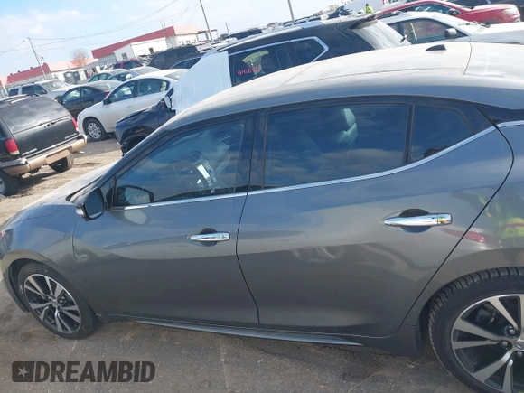2018 Nissan Maxima SV with VIN 1N4AA6APXJC403697, listed as a IAAI auction lot 41391925 with 81,540 mi miles. Bid and sale history available at carsss.com. Image 14.