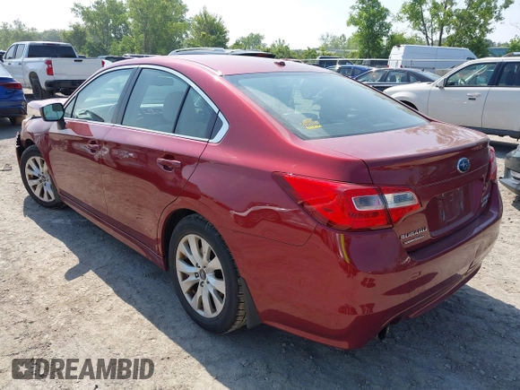 2015 Subaru Legacy Premium with VIN 4S3BNAC64F3063545, listed as a IAAI auction lot 42579358 with 181,683 mi miles and . Bid and sale history available at DreamBid. Image 3.