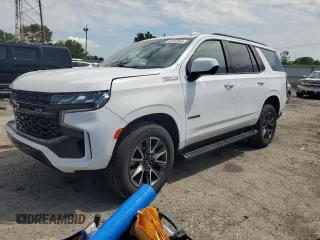 2023 Chevrolet Tahoe Z71 with VIN 1GNSKPKD3PR110307, listed as a Copart auction lot 62552855 with 47,264 mi miles and Salvage title. Bid and sale history available at DreamBid. Image 1.