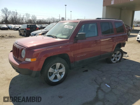 2015 Jeep Patriot Latitude with VIN 1C4NJPFB8FD264556, listed as a Copart auction lot 48775935 with 147,432 mi miles and Salvage Title. Bid and sale history available at DreamBid. Image 1.
