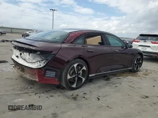 2023 Lucid Air Grand Touring z VIN 50EA1GBA4PA002253, wystawiony jako Copart lot #71451334 z przebiegiem 9758 mil mil oraz Szkody całkowita. Historia ofert i sprzedaży dostępna na DreamBid. Obrazek 3.