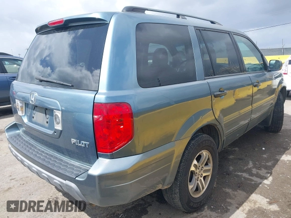 2005 Honda Pilot EX-L with VIN 2HKYF18505H527229, listed as a IAAI auction lot 41946751 with 190,455 mi miles. Bid and sale history available at carsss.com. Image 4.