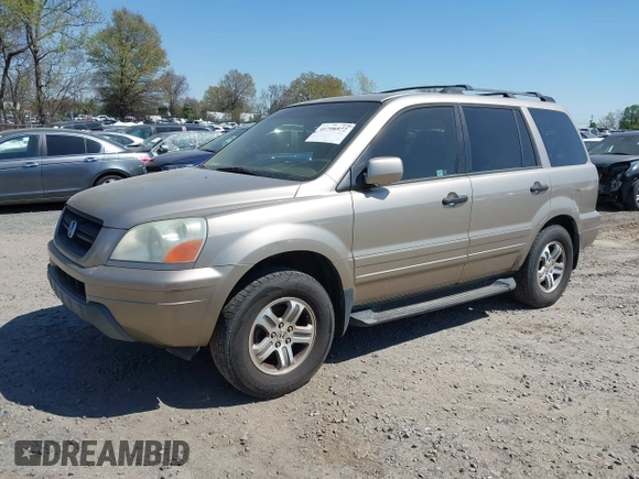 2005 Honda Pilot EX-L with VIN 5FNYF18545B052618, listed as a IAAI auction lot 41798972 with 250,118 mi miles. Bid and sale history available at carsss.com. Image 2.