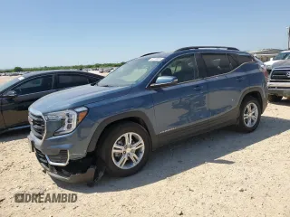 2024 GMC Terrain SLE with VIN 3GKALMEG4RL267977, listed as a Copart auction lot 53110465 with 4,004 mi miles and Salvage Title. Bid and sale history available at carsss.com. Image 1.