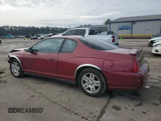 2006 Chevrolet Monte Carlo LT 3.9L with VIN 2G1WK161869206653, listed as a Copart auction lot 42876605 with 146,914 mi miles and Salvage Title. Bid and sale history available at carsss.com. Image 2.