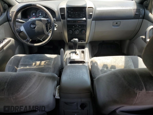 2006 Kia Sorento LX with VIN KNDJD733365525072, listed as a Copart auction lot 60260835 with 128,572 mi miles and Salvage title. Bid and sale history available at DreamBid. Image 8.