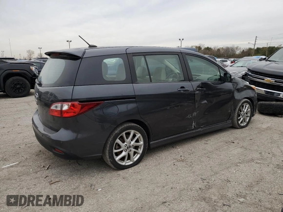 2014 Mazda 5 Grand Touring with VIN JM1CW2DL9E0176340, listed as a Copart auction lot 80590684 with 173,013 mi miles and Salvage title. Bid and sale history available at DreamBid. Image 3.