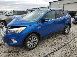 2017 Ford Escape Titanium with VIN 1FMCU0J98HUF06254, listed as a Copart auction lot 50692795 with 61,502 mi miles and Clean Title. Bid and sale history available at carsss.com. Image 1.