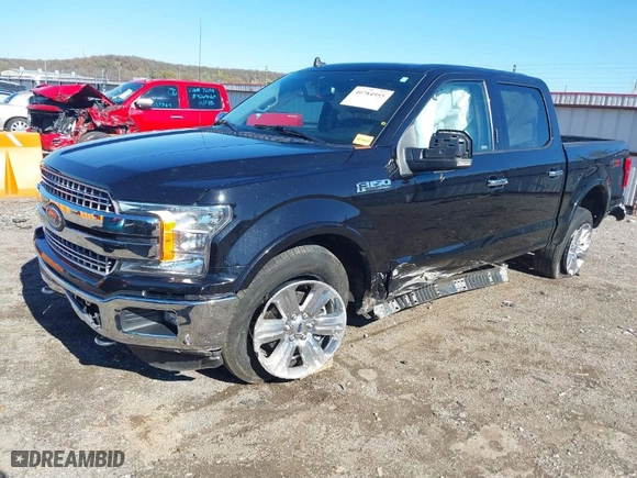2020 Ford F-150 XL with VIN 1FTEW1EP0LKE90657, listed as a IAAI auction lot 40784955 with 64,978 mi miles. Bid and sale history available at carsss.com. Image 2.