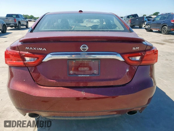 2017 Nissan Maxima Platinum with VIN 1N4AA6AP9HC432795, listed as a Copart auction lot 58165715 with 89,459 mi miles and Salvage title. Bid and sale history available at DreamBid. Image 6.