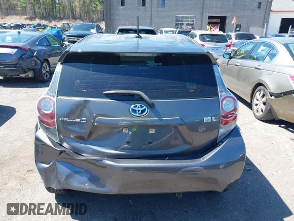2014 Toyota Prius One with VIN JTDKDTB31E1568233, listed as a IAAI auction lot 42132907 with 96,093 mi miles and . Bid and sale history available at DreamBid. Image 16.