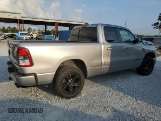 2022 Ram 1500 Big Horn with VIN 1C6SRFBT5NN144489, listed as a Copart auction lot 57112715 with 52,933 mi miles and Non repairable. Bid and sale history available at DreamBid. Image 3.