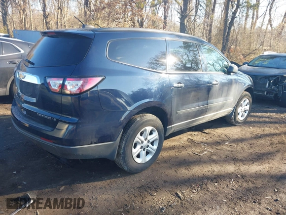 2016 Chevrolet Traverse LS with VIN 1GNKRFED8GJ251888, listed as a IAAI auction lot 41591602 with Not Provided miles. Bid and sale history available at carsss.com. Image 4.