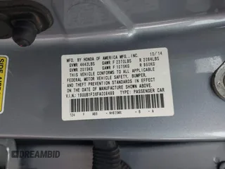 2015 Acura TLX with VIN 19UUB1F3XFA006489, listed as a IAAI auction lot 41352507 with 121,710 mi miles. Bid and sale history available at carsss.com. Image 9.