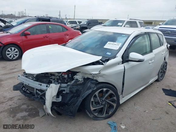 2016 Scion iM with VIN JTNKARJE1GJ515643, listed as a IAAI auction lot 41511622 with 77206 miles. Bid and sale history available at carsss.com. Image 2.