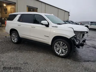 2021 Chevrolet Tahoe High Country with VIN 1GNSKTKL8MR152144, listed as a Copart auction lot 83862264 with 85,865 mi miles and Salvage Title. Bid and sale history available at carsss.com. Image 4.