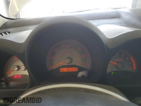 2008 Scion tC Spec with VIN JTKDE167280238658, listed as a Copart auction lot 53445645 with 184,477 mi miles and Salvage Title. Bid and sale history available at DreamBid. Image 9.