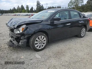 2017 Nissan Sentra SV with VIN 3N1AB7AP9HL701740, listed as a Copart auction lot 55942245 with 88,324 mi miles and Salvage Title. Bid and sale history available at DreamBid. Image 1.