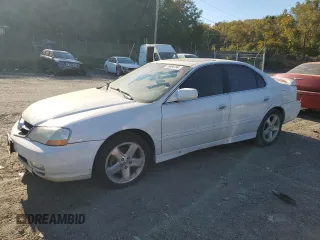 2002 Acura TL Type S w/Navigation with VIN 19UUA569X2A057127, listed as a Copart auction lot 76684194 with 0 mi miles and Salvage Title. Bid and sale history available at carsss.com. Image 1.